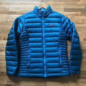 ❌SOLD❌ Patagonia blue down jacket M